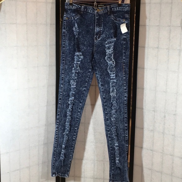 Free w/purchase 36point5 blue jean leggings - Picture 5 of 8